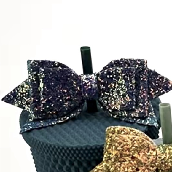 Other - STRAW DECORATION BOW BLACK COLOR